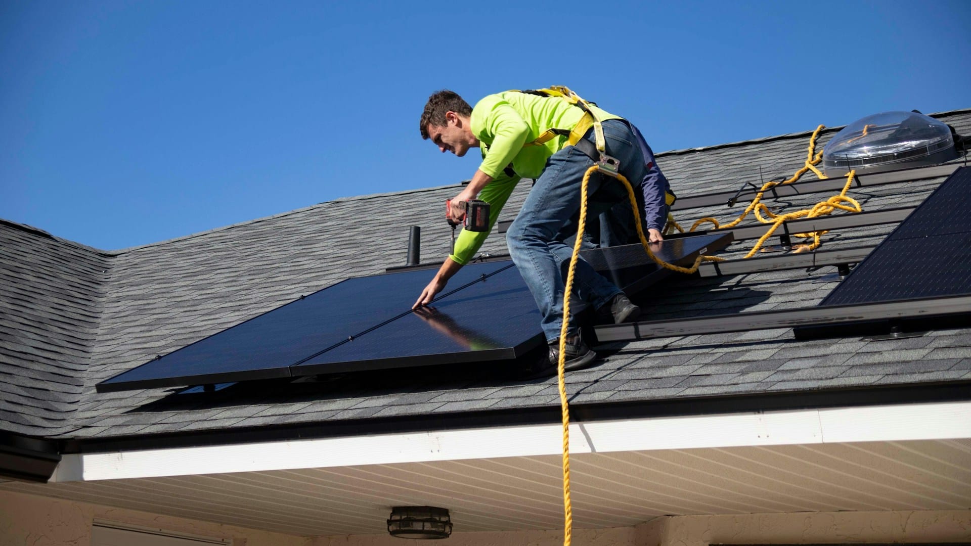 home solar panel installation